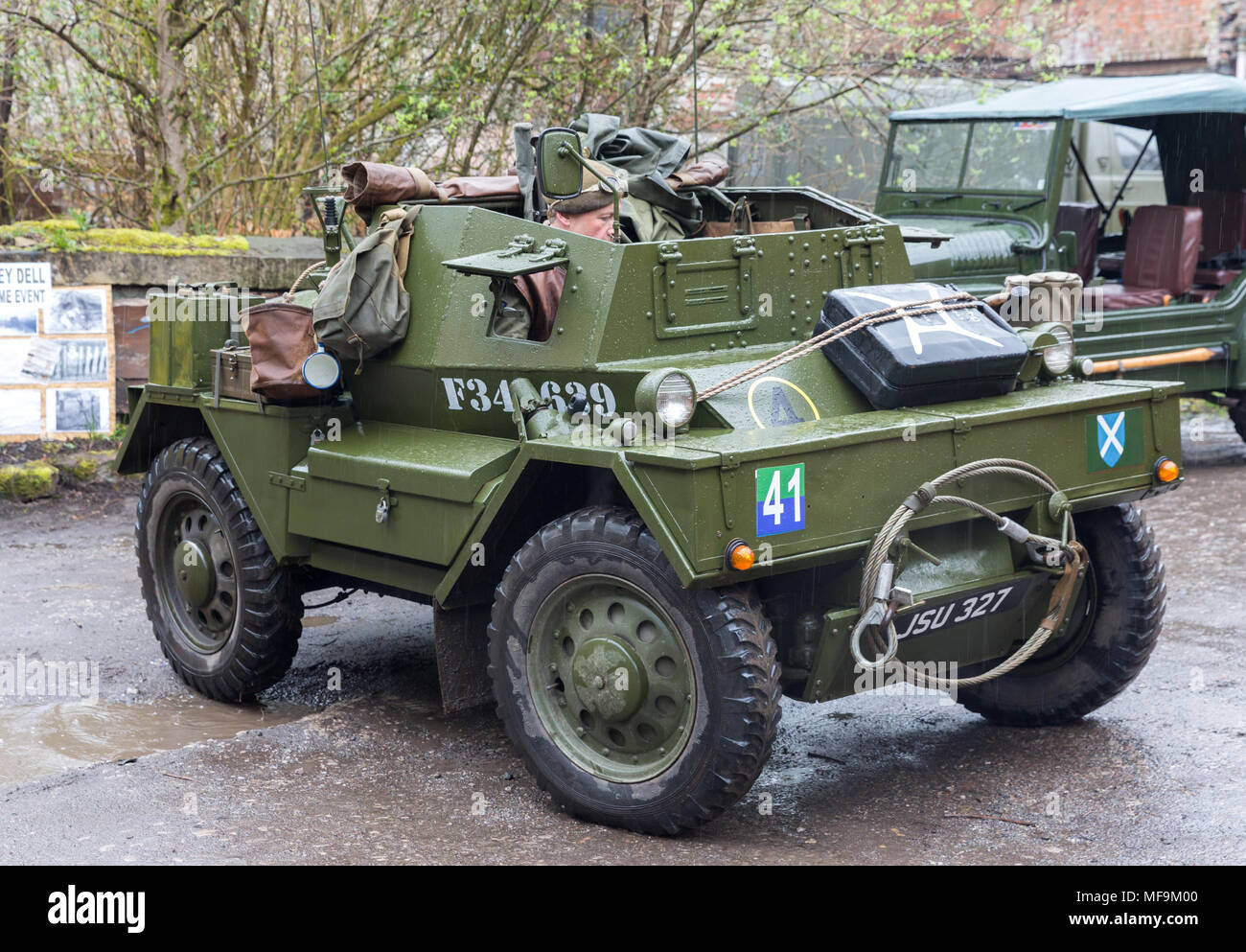Daimler Dingo Scout Car at the Healy Dell Nature Reserve 1940's Weekend