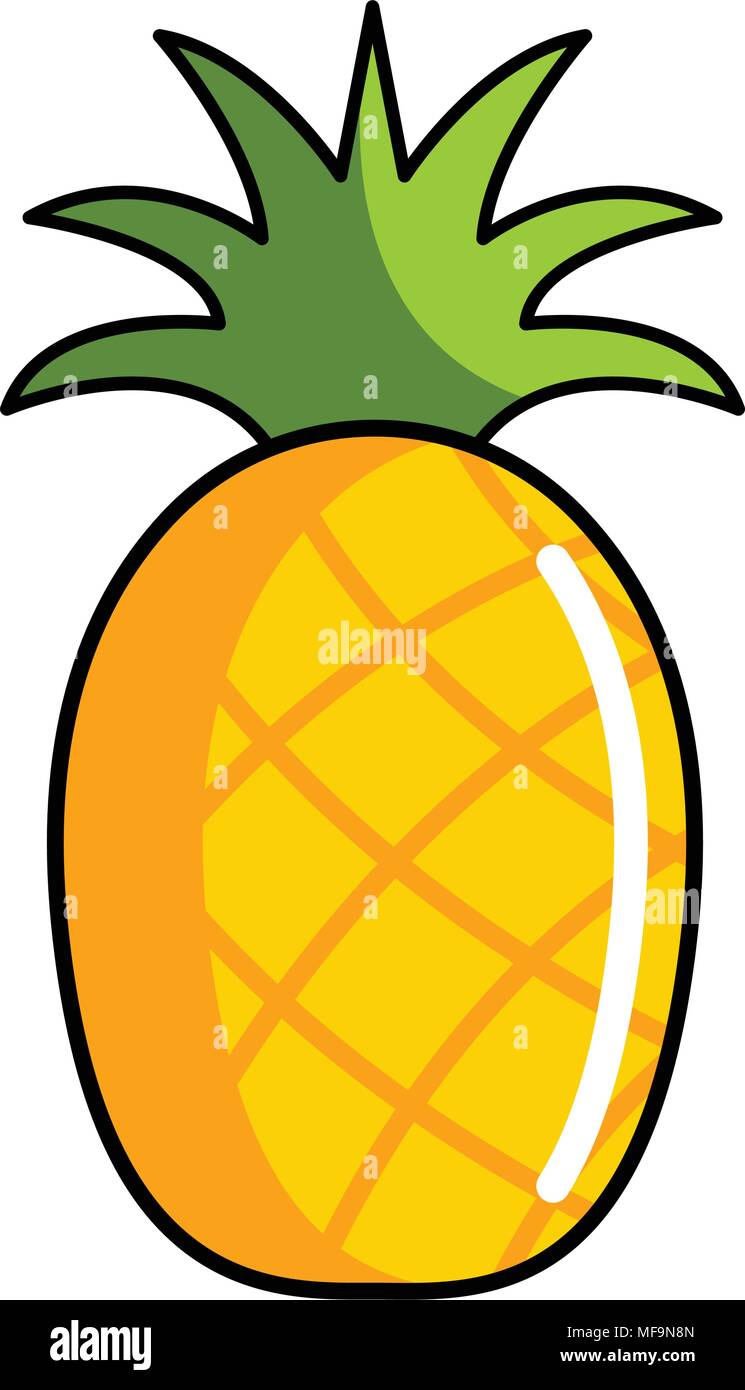 Isolated pineapple icon Stock Vector Image & Art - Alamy