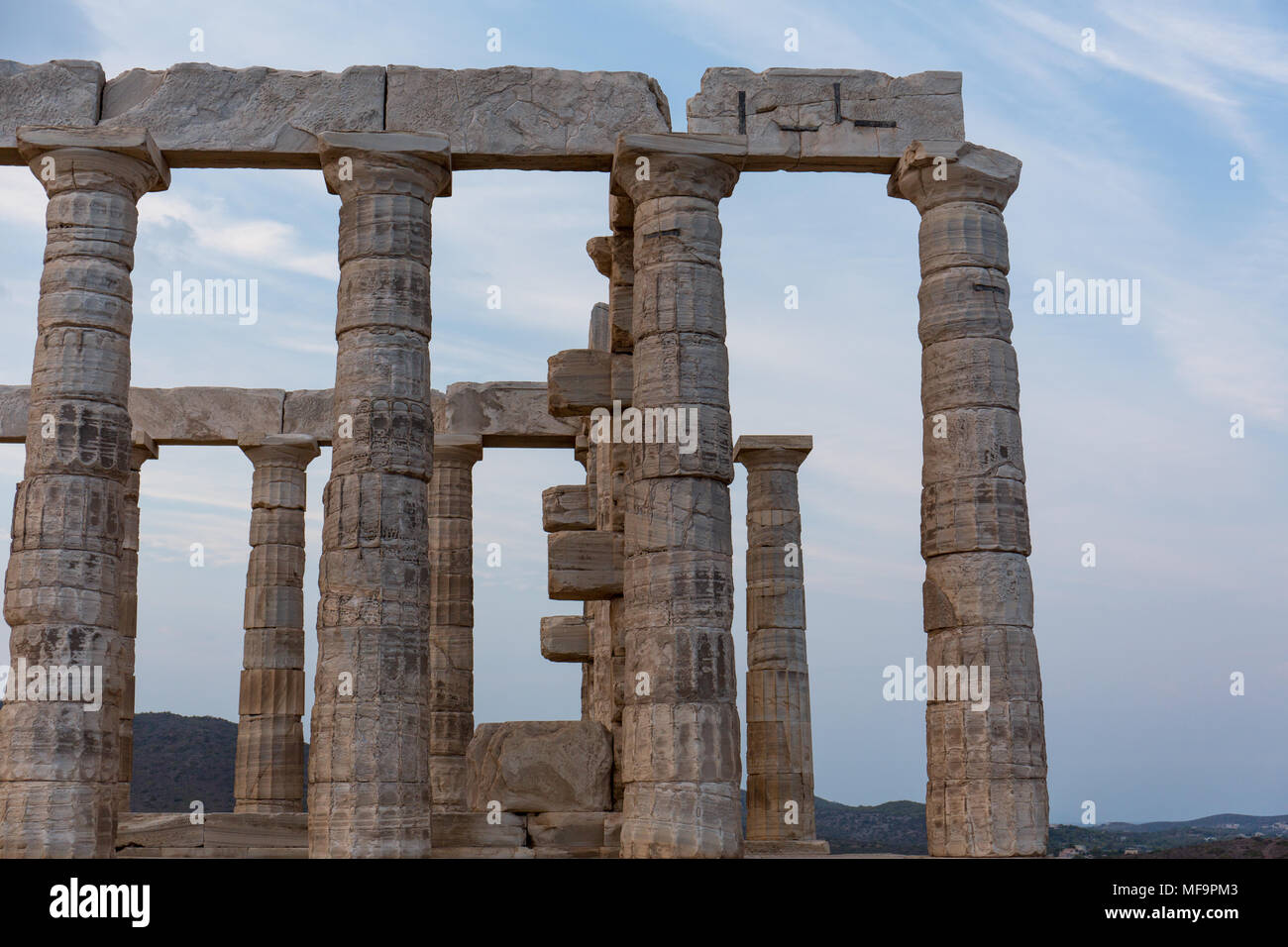 Sounio Temple, Greece Stock Photo