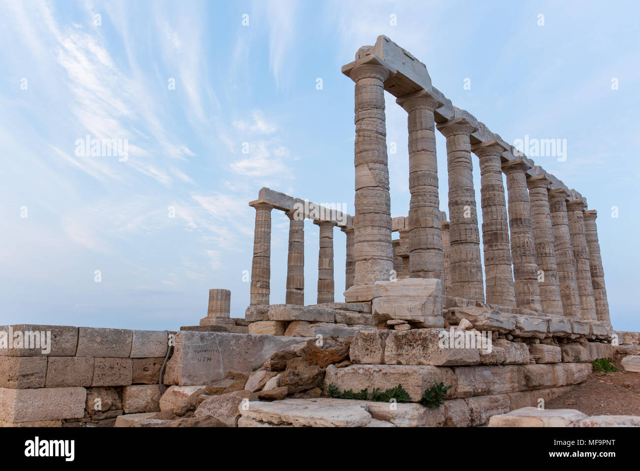Sounio Temple, Greece Stock Photo