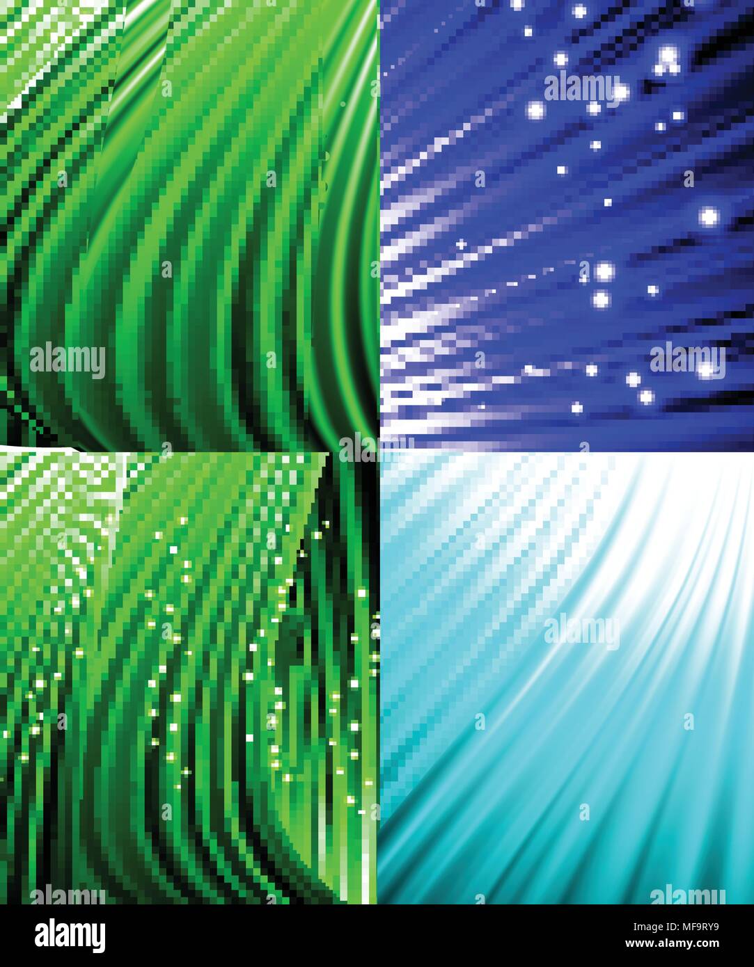 Falling Rays Illustration Set of Snow and stars are falling on the background of colour luminous ...