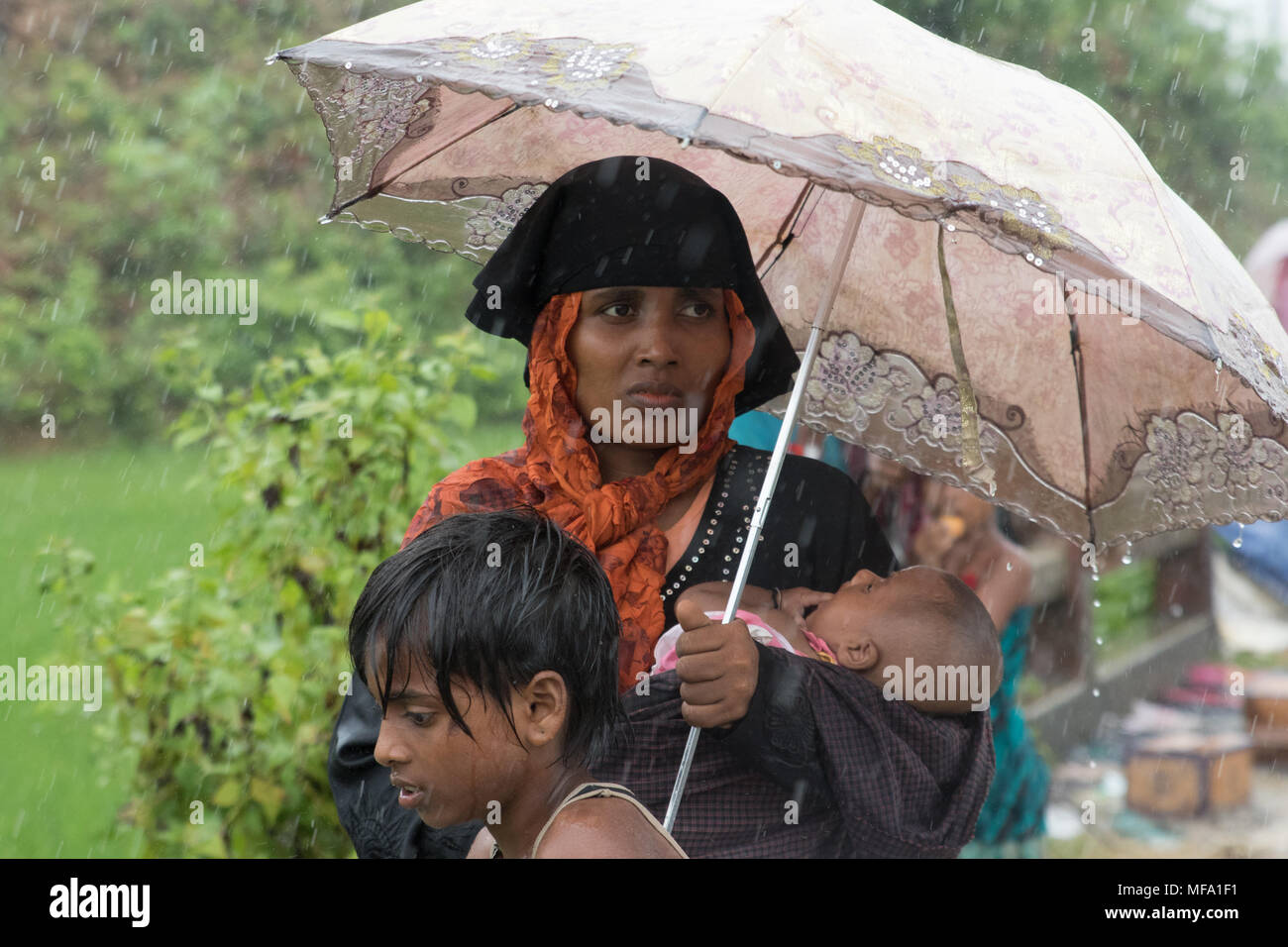 The Rohingya Refugee Crisis In Bangladesh Stock Photo - Alamy