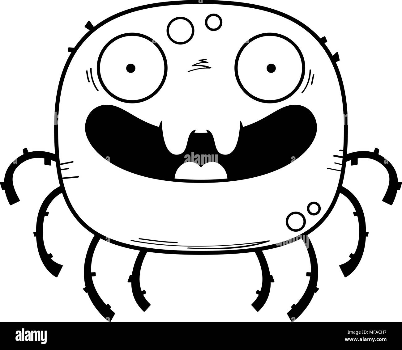 A cartoon illustration of a spider smiling Stock Vector Image & Art - Alamy