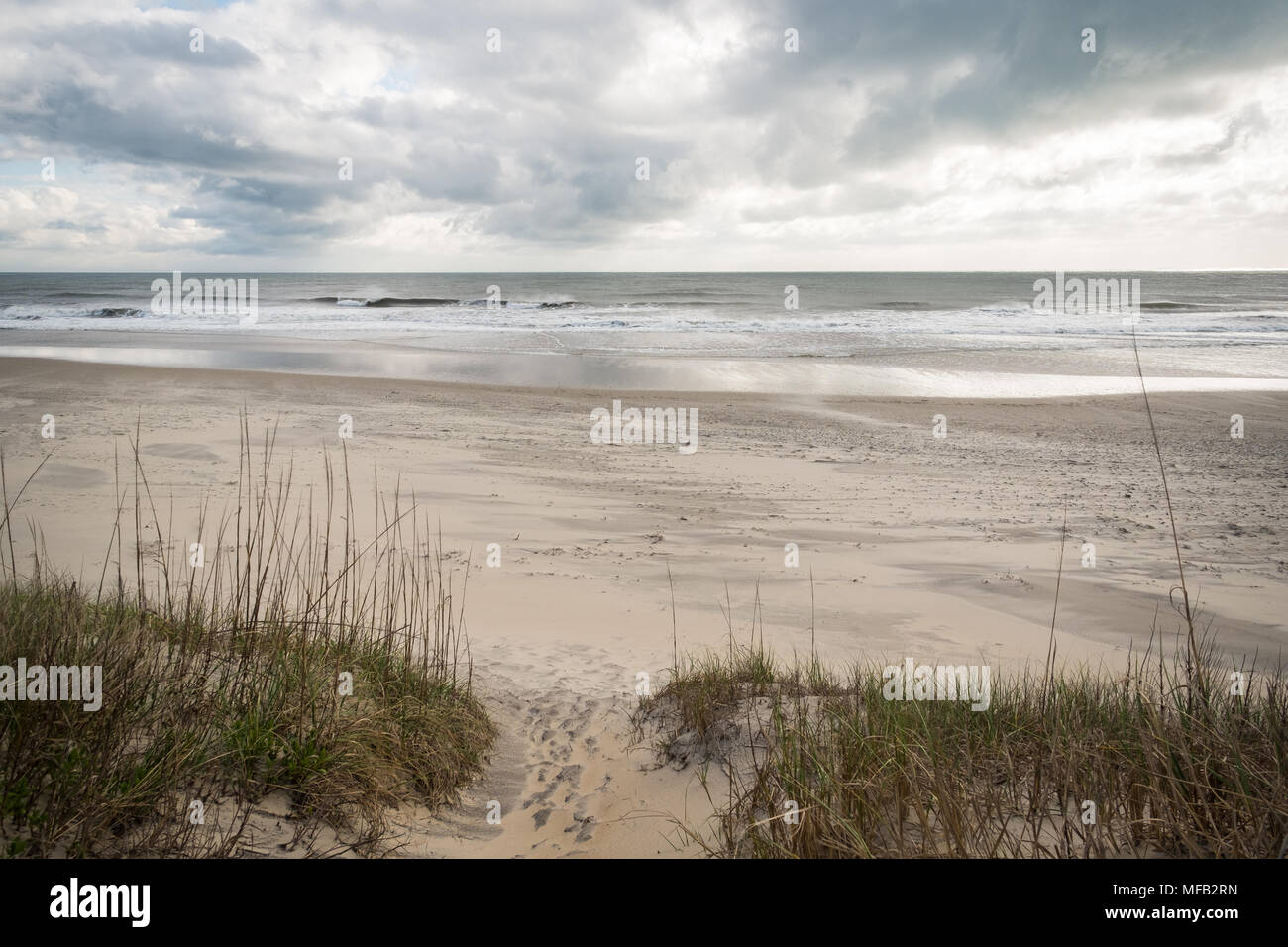 The beaches of the Outer Banks, North Carolina Stock Photo Alamy