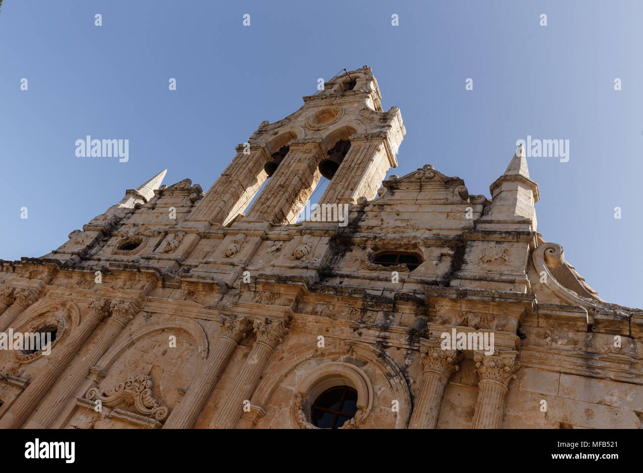 Arcadi Monastery Church Rethymno Crete Stock Photo - Alamy