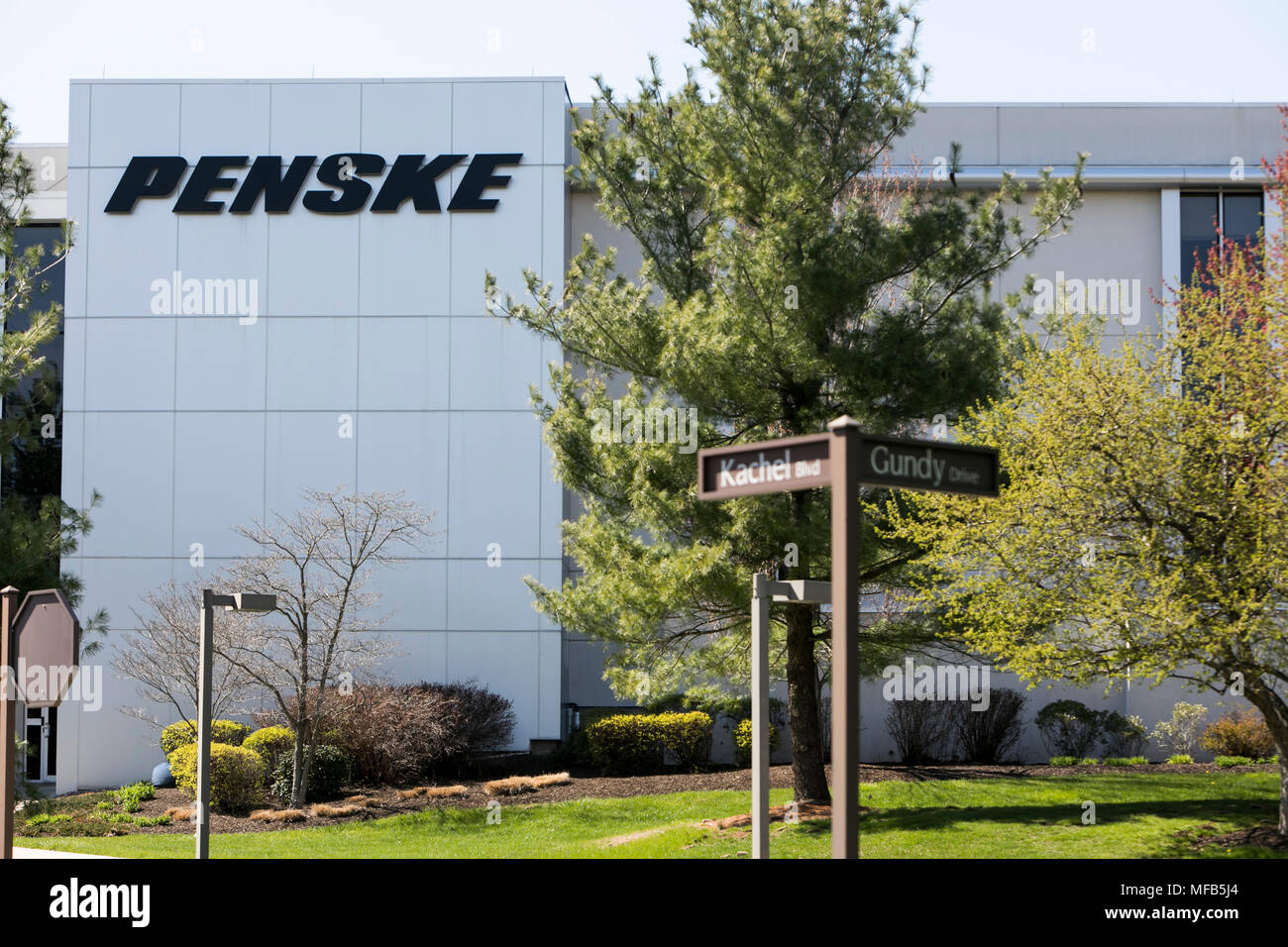Penske Reading Pa >> A Logo Sign Outside Of The Headquarters Of Penske Truck Leasing In Penske Reading Pa >> A Logo Sign Outside Of The Headquarters Of Penske Truck Leasing In