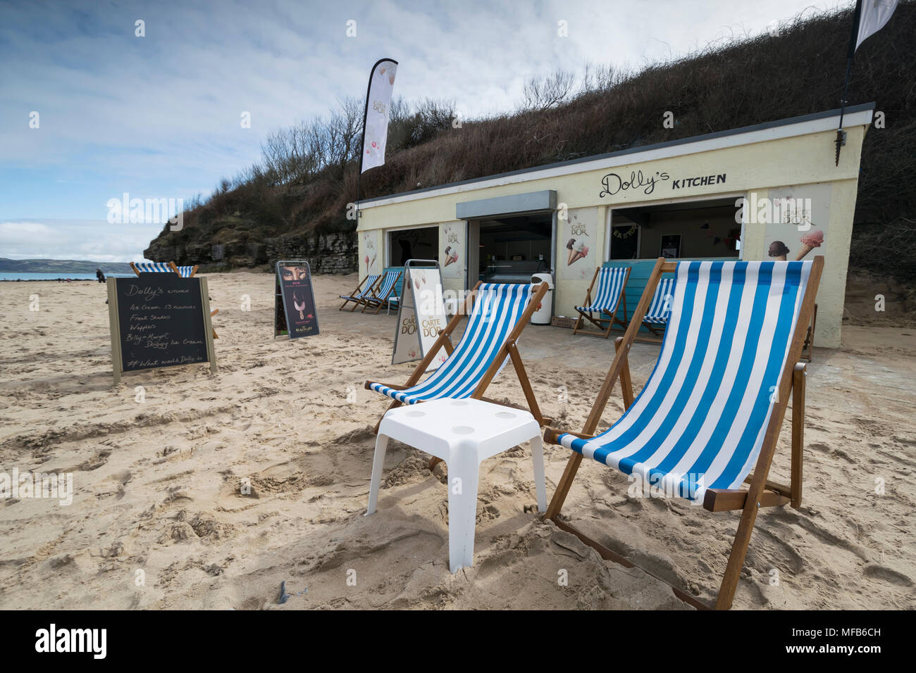 Benllech beach on the Anglesey coast in North Wales UK Stock Photo Alamy