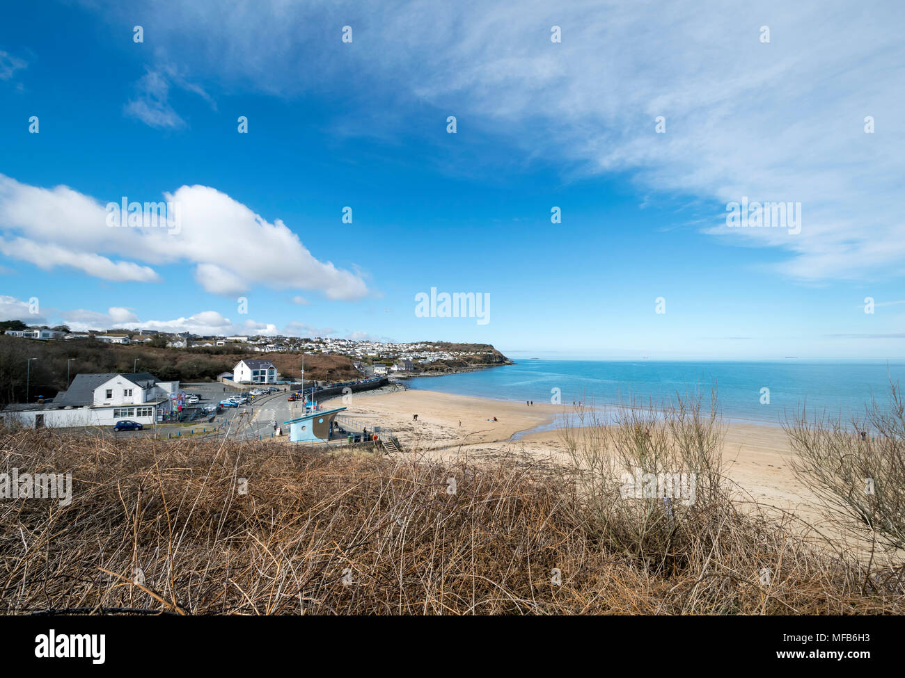 Benllech beach on the Anglesey coast in North Wales UK Stock Photo Alamy