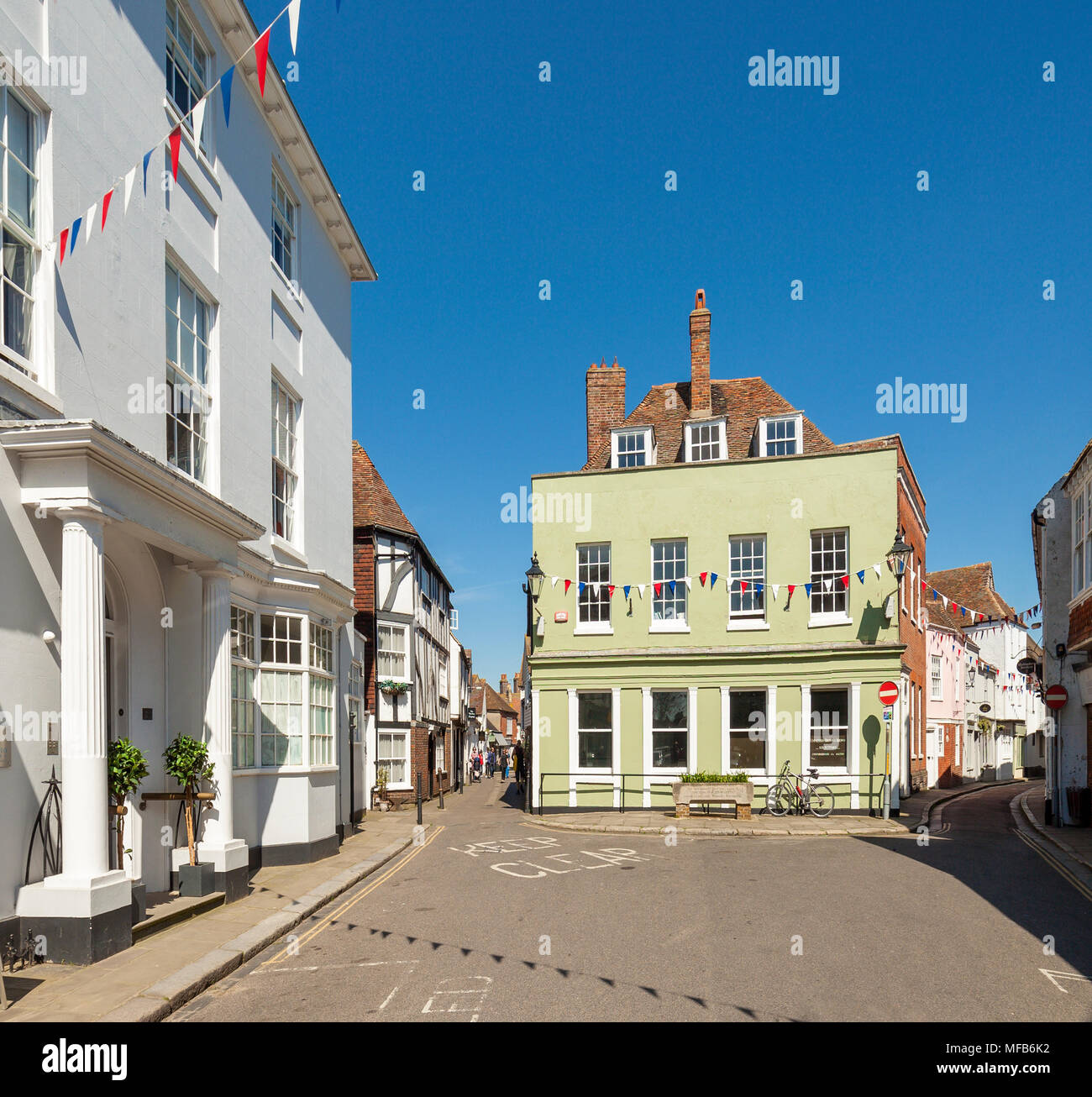 Market Street Sandwich, Kent Stock Photo Alamy