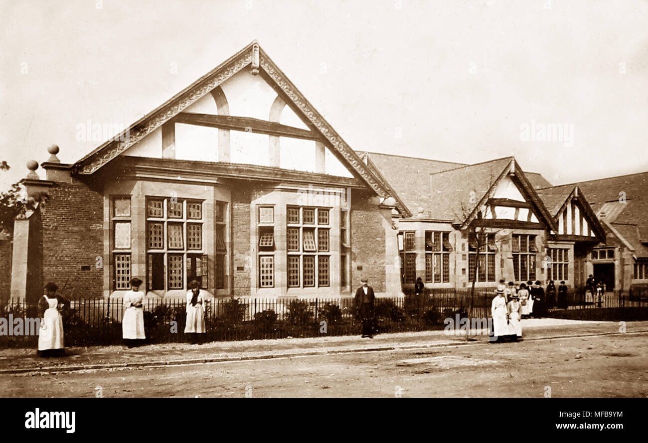 Hulme Hall (Girl's restaurant), Port Sunlight Village, early 1900s Stock Photo