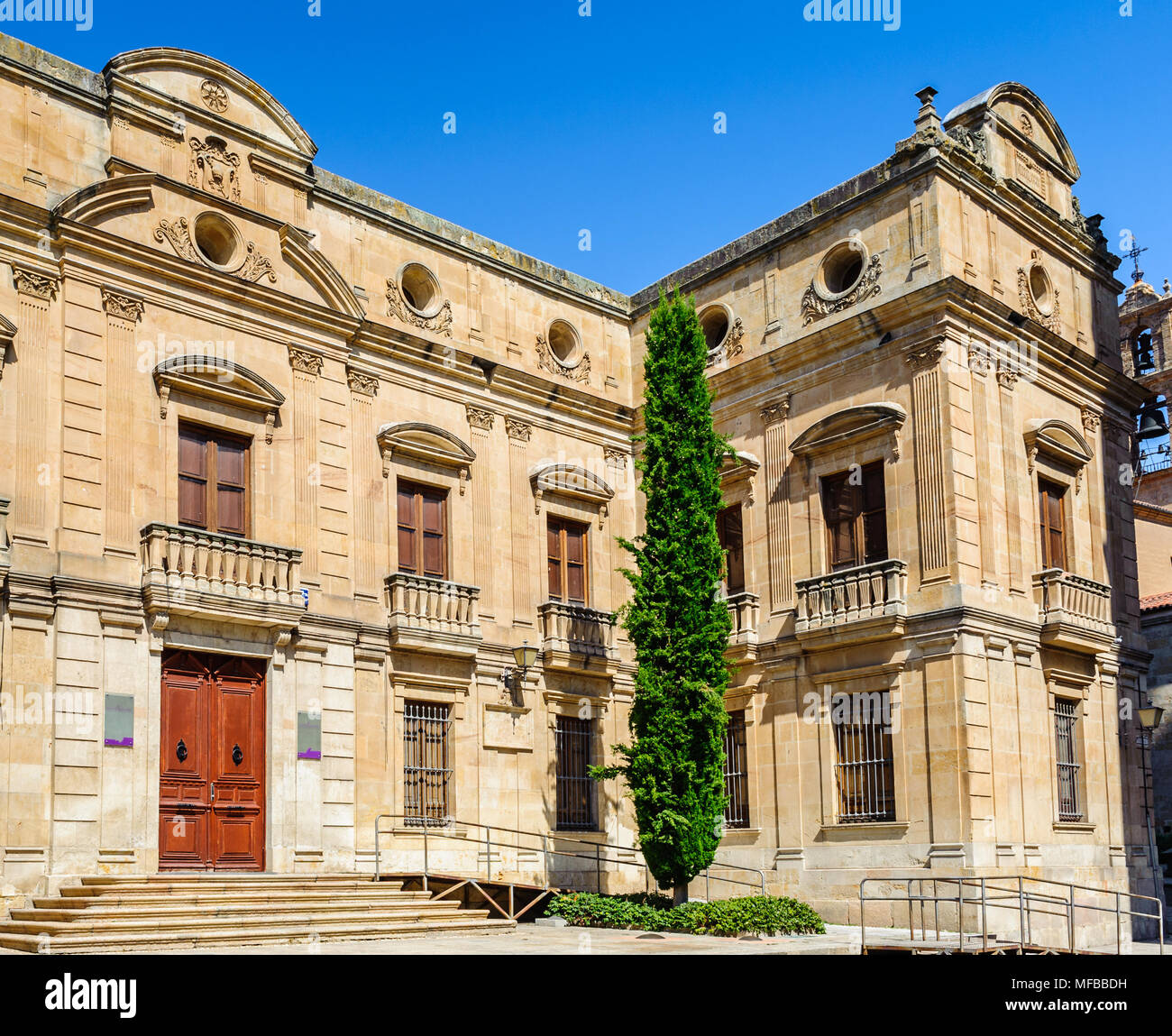Architecture of the Old City of Salamanca. UNESCO World Heritage.   Spain Stock Photo