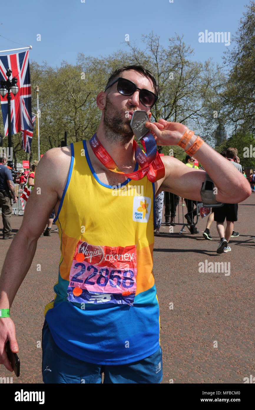 London marathon runners Stock Photo Alamy