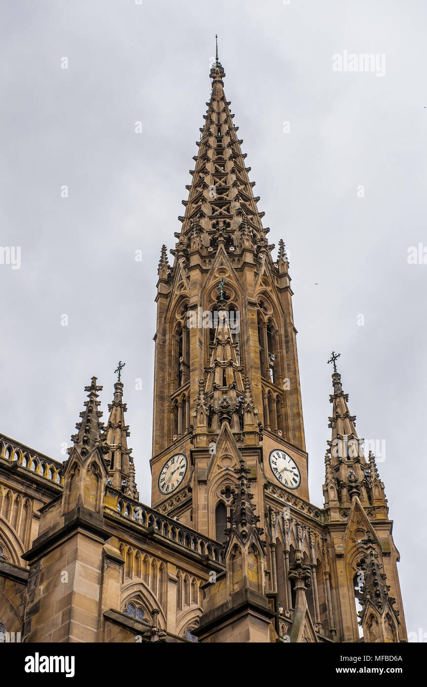 Good Shepherd Cathedral of San Sebastian, San Sebastian, Spain Stock ...