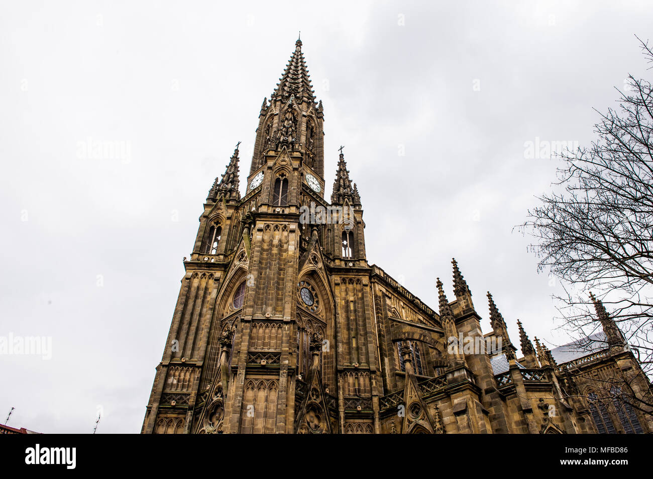 Good Shepherd Cathedral of San Sebastian, San Sebastian, Spain Stock ...