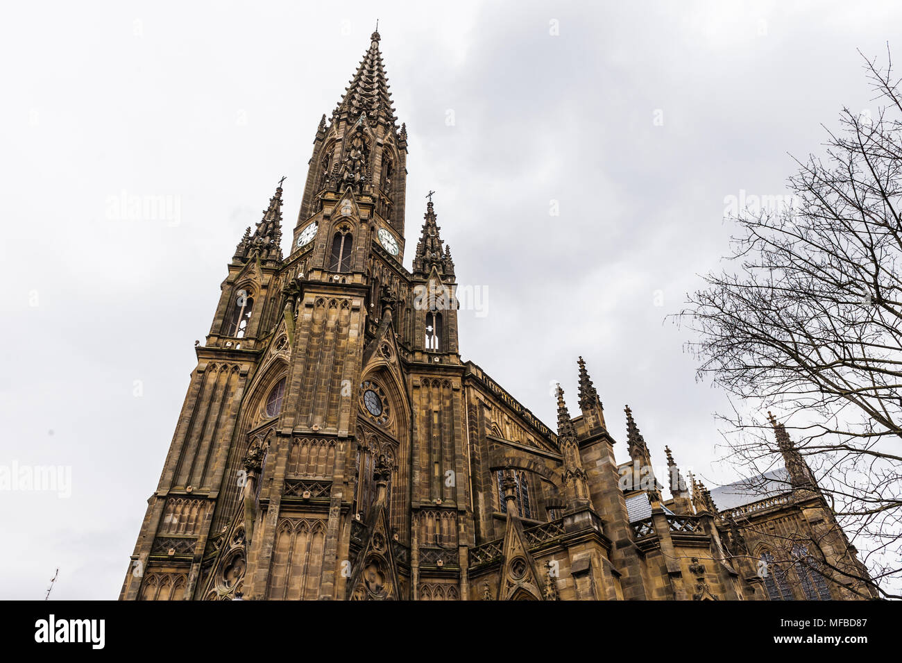 Good Shepherd Cathedral of San Sebastian, San Sebastian, Spain Stock ...