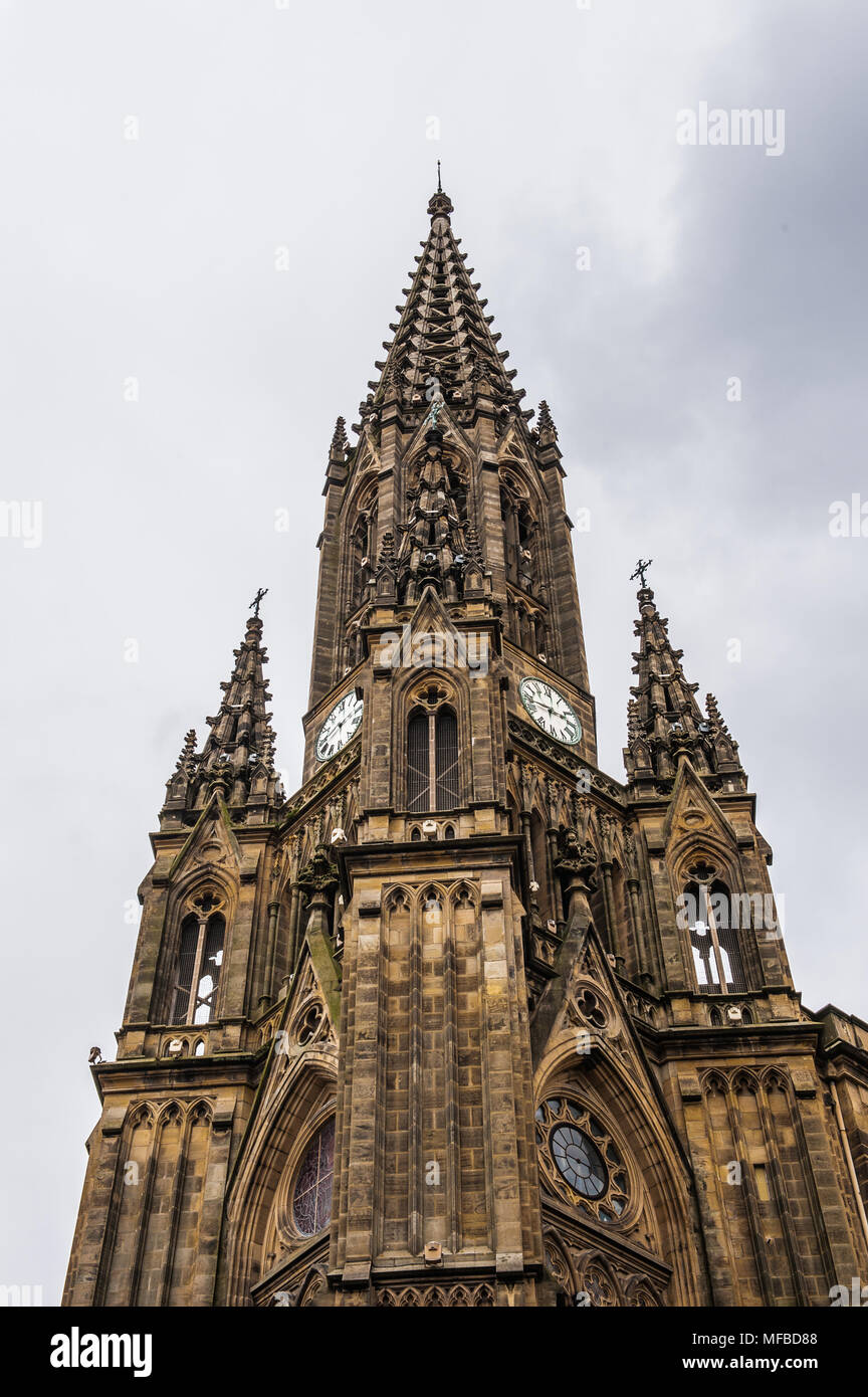 Good Shepherd Cathedral of San Sebastian, San Sebastian, Spain Stock ...