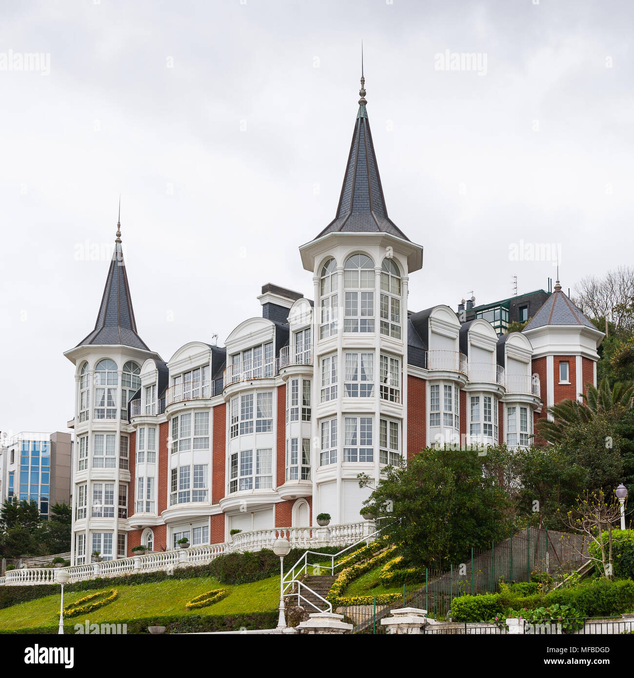 Modern architecture of San Sebastian, Spain Stock Photo - Alamy