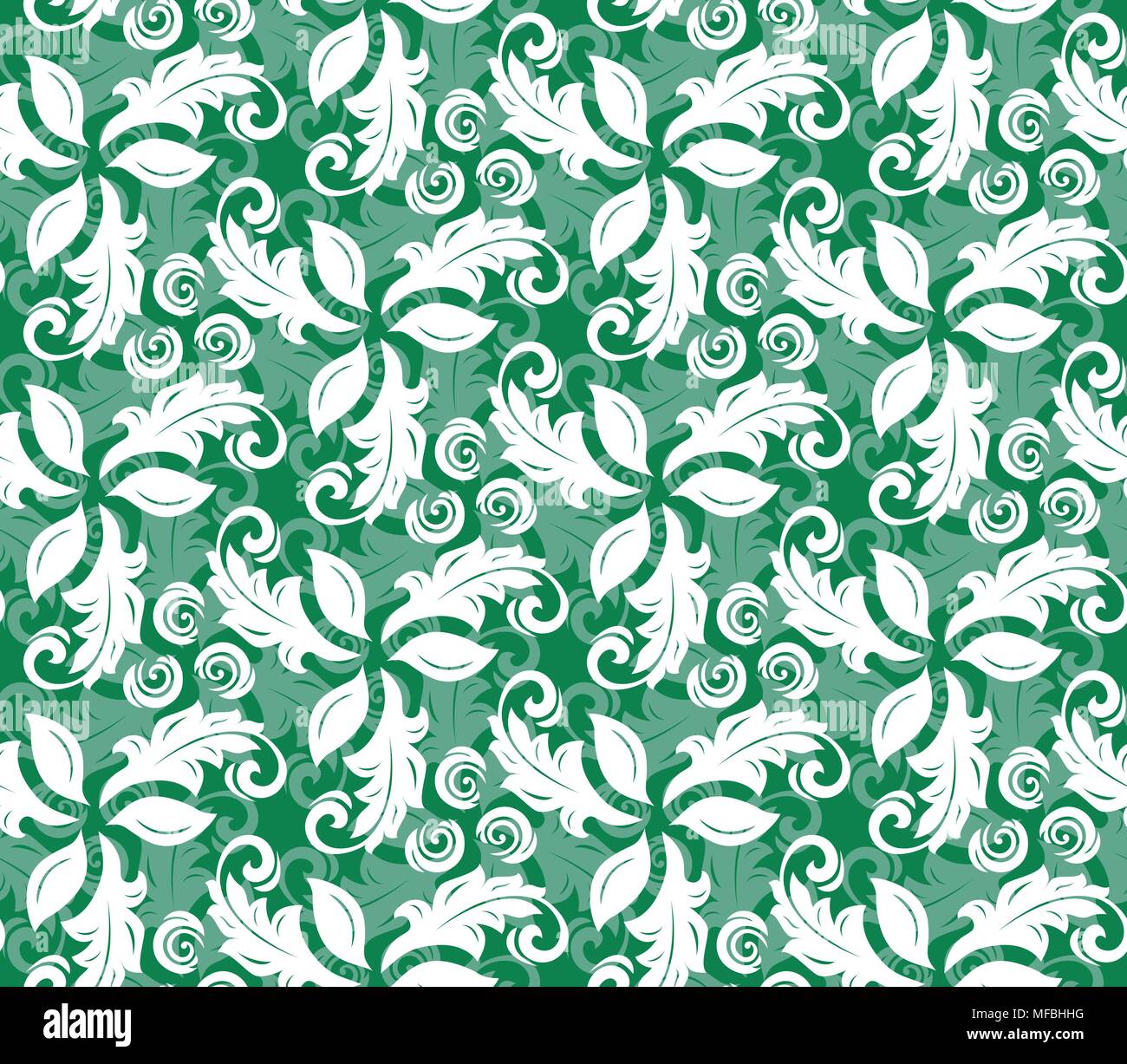 Tile illustration green victorian Stock Vector Images - Alamy