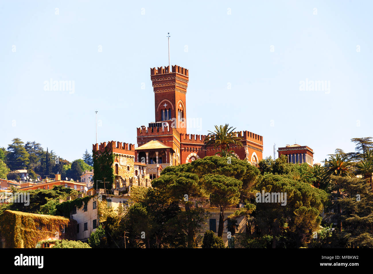 Genoa Castle Castle in Genoa Stock Photo - Alamy