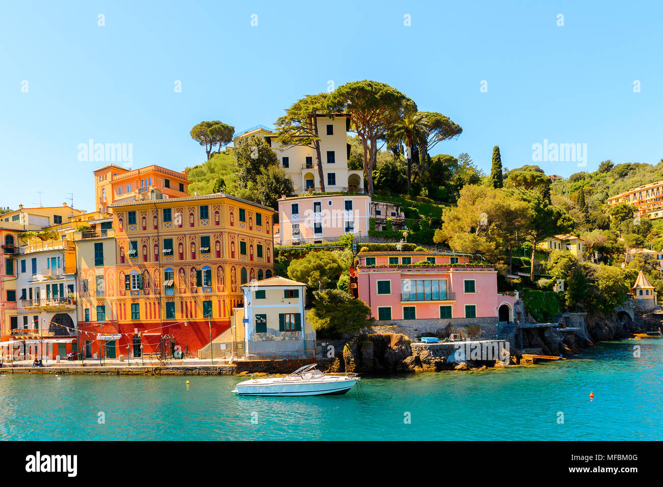 Portofino, is an Italian fishing village, Genoa province, Italy. A
