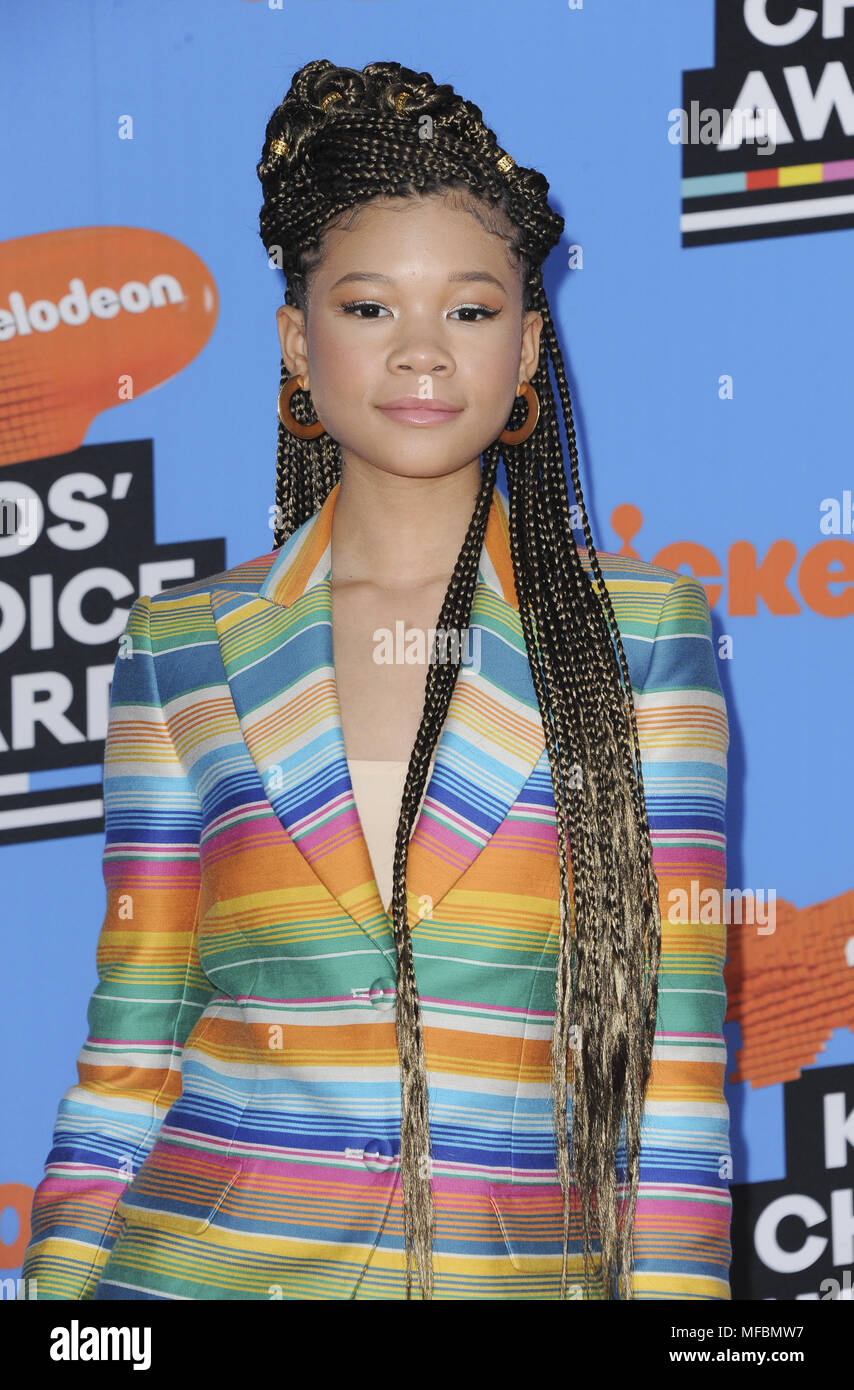 The 2018 Nickelodeon Kids Choice Awards Featuring: Storm Reid Where