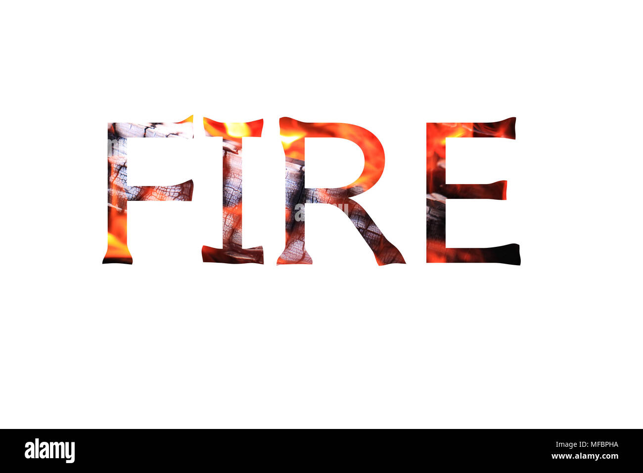 Flame Fire Word Text Stock Photos & Flame Fire Word Text Stock Images