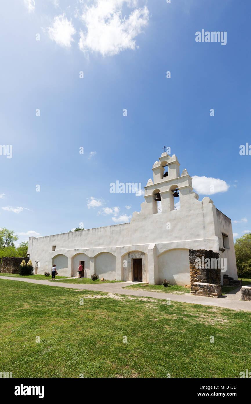 San Antonio Texas Mission San Juan church, one of the Franciscan San