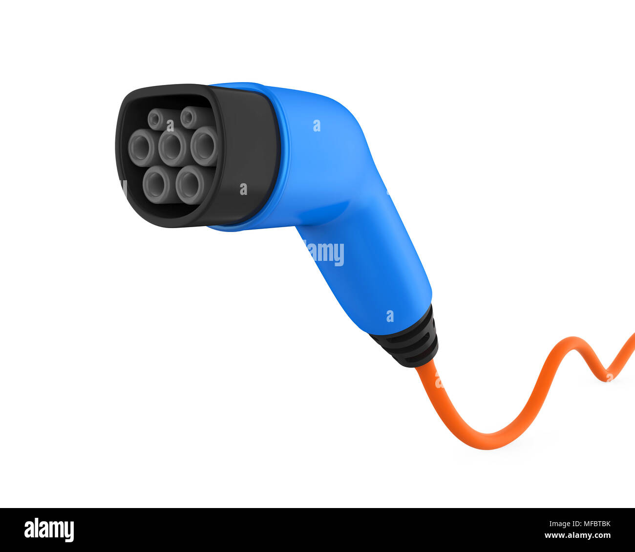 Battery charging electric car Cut Out Stock Images & Pictures Alamy