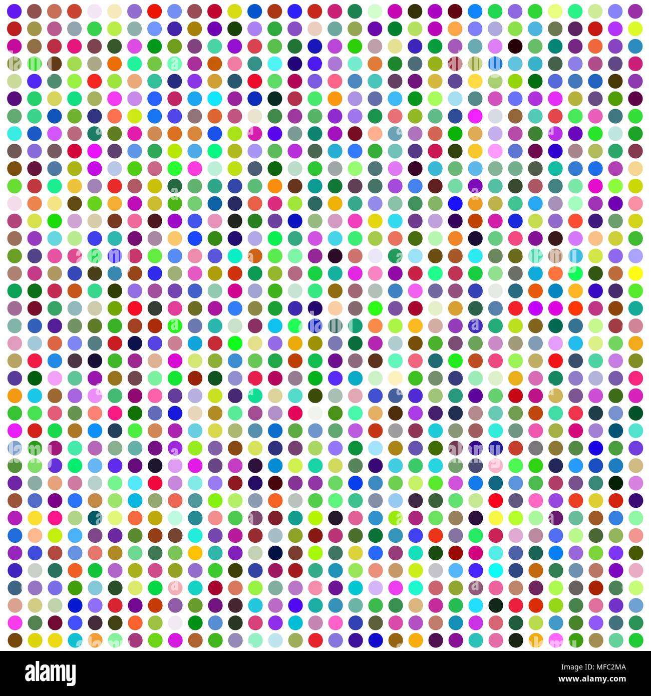 Set of Colorful Circles Stock Vector