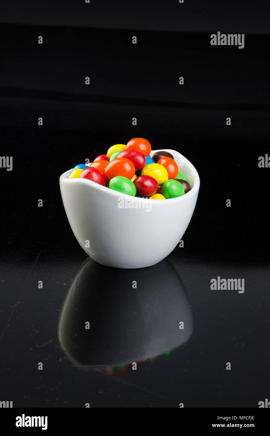 chocolate balls on a background Stock Photo - Alamy