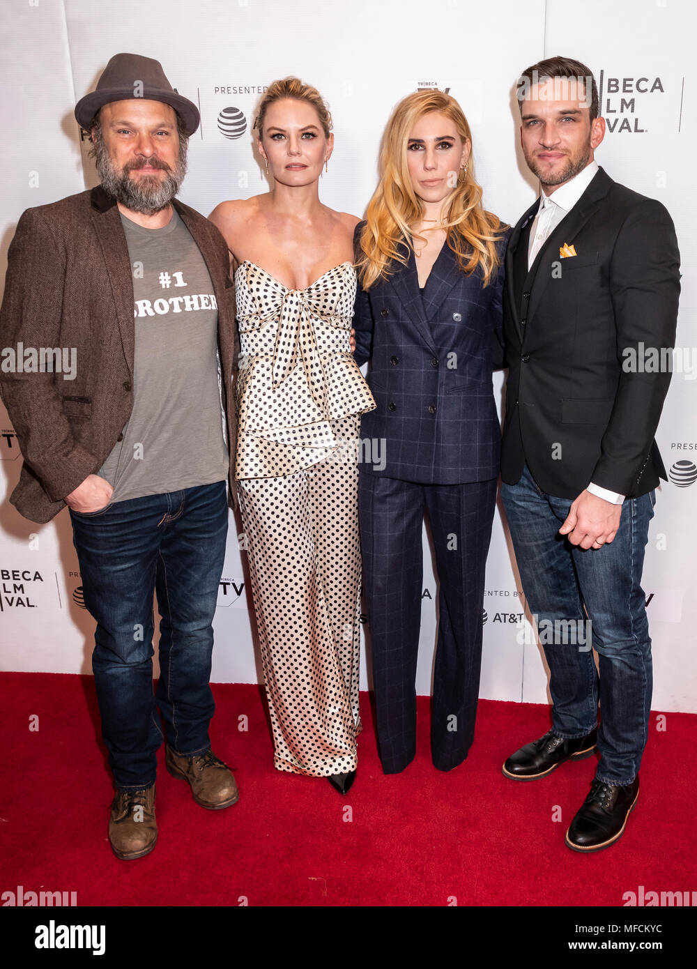 New York, United States. 23rd Apr, 2018. Norbert Leo Butz, Jennifer