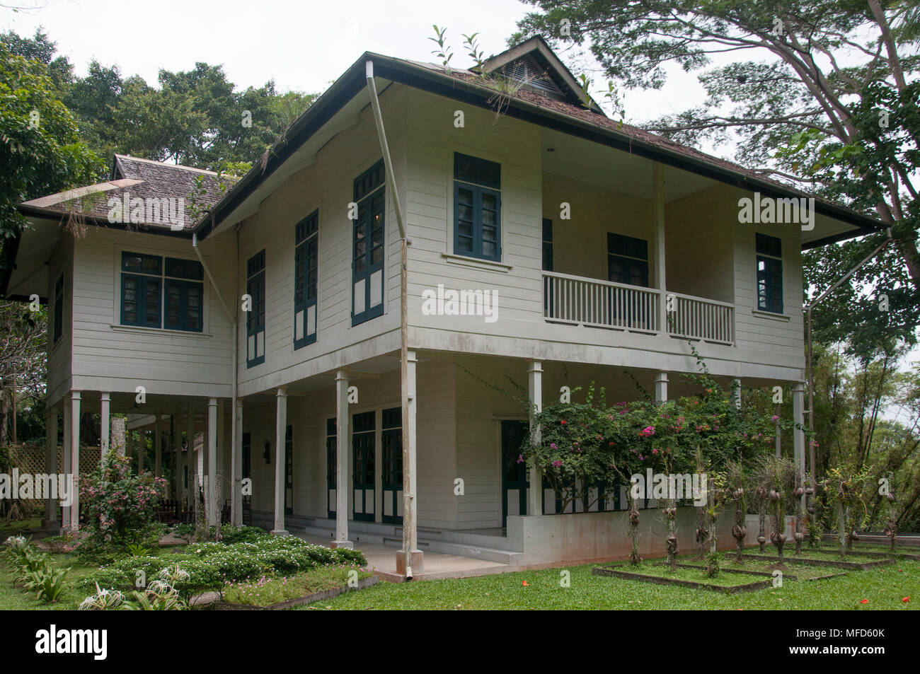 The Agnes Keith House in Sandakan, Sabah (Malaysian Borneo), was home to writer Agnes Keith and her colonial officer husband in the 1930s and 1940s Stock Photo