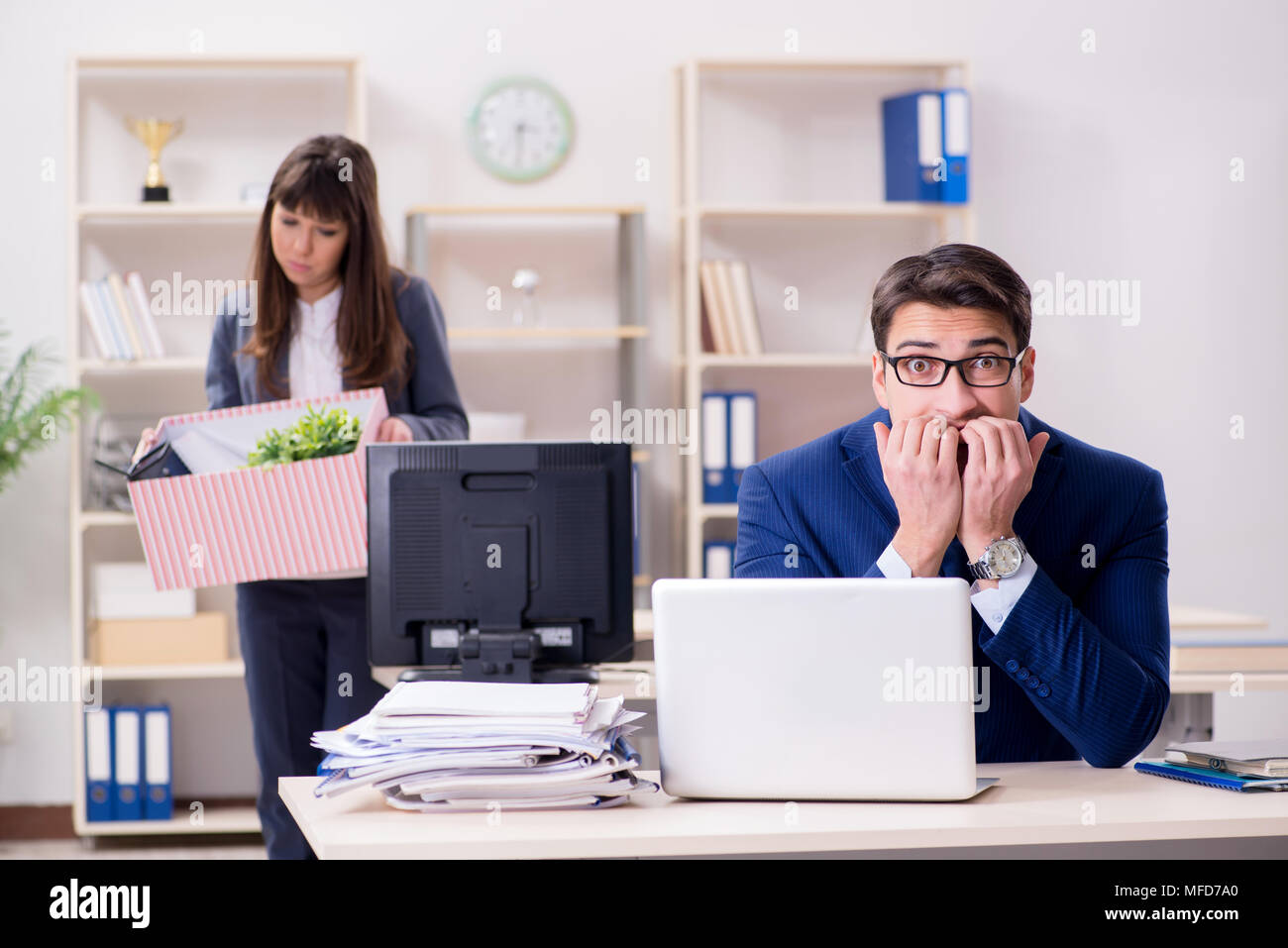 Person Being Fired From His Work Stock Photo Alamy