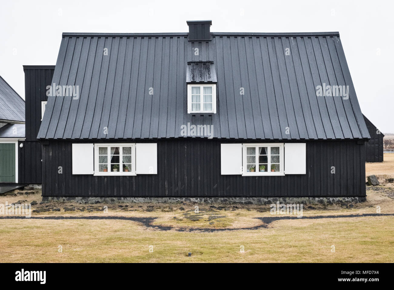 Eyrarbakki, South Iceland. Húsið The House is one of Iceland's