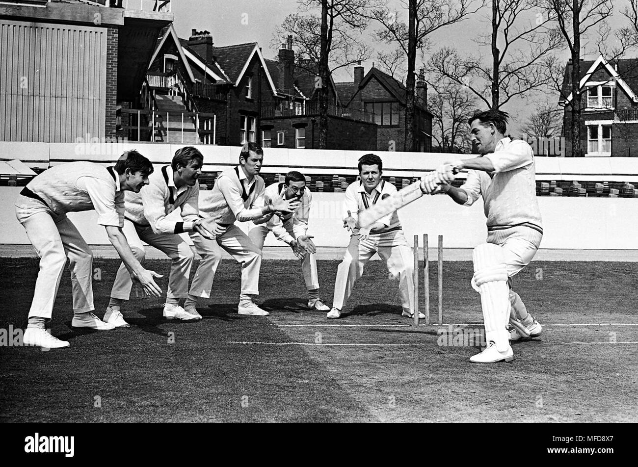 Brian Close Yorkshire cricket 1967 Stock Photo