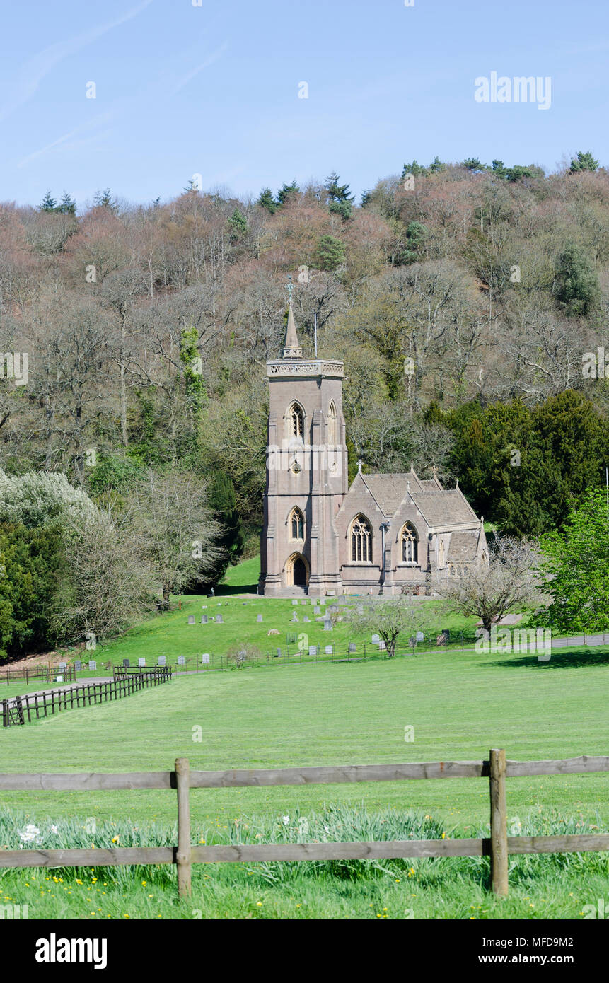 St Audries Church West Quantoxhead Somerset Stock Photo - Alamy