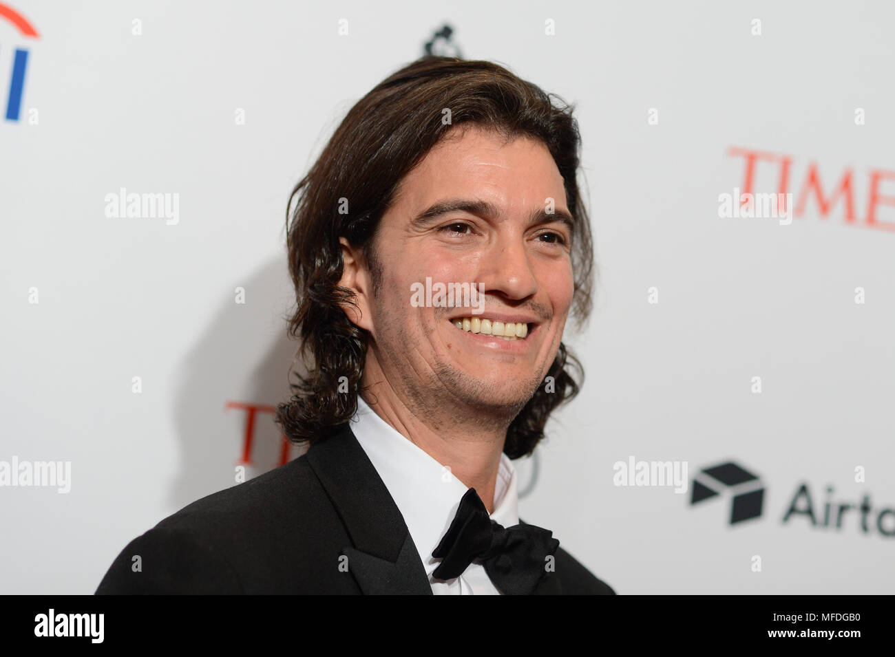 New York, USA. 24th Apr, 2018. Adam Neumann attends the 2018 Time 100 Gala at Jazz at Lincoln Center on April 24, 2018 in New York City. Credit: Erik Pendzich/Alamy Live News Stock Photo