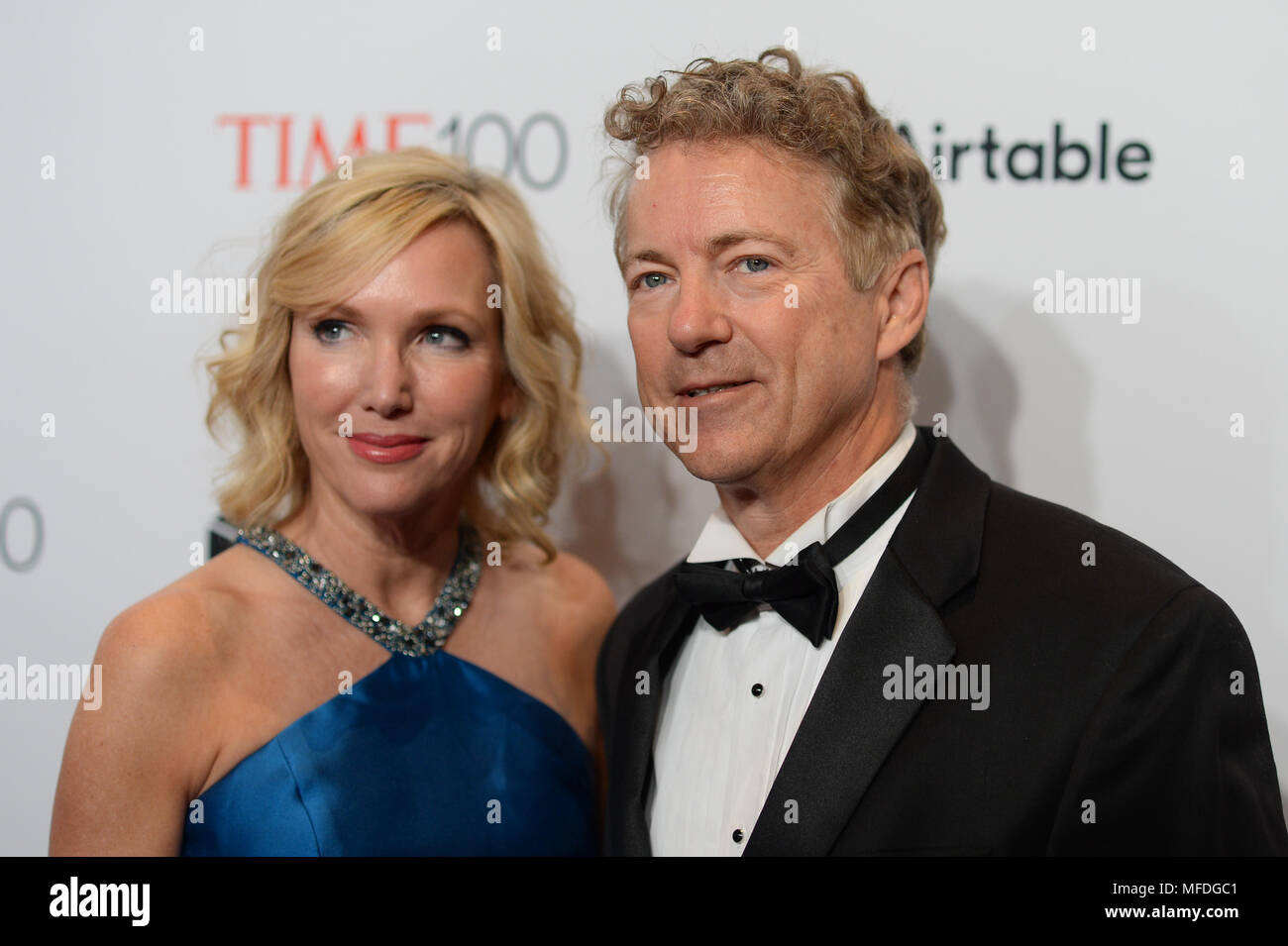 New York, USA. 24th Apr, 2018. Kelley Paul and Rand Paul attend the 2018 Time 100 Gala at Jazz at Lincoln Center on April 24, 2018 in New York City. Credit: Erik Pendzich/Alamy Live News Stock Photo