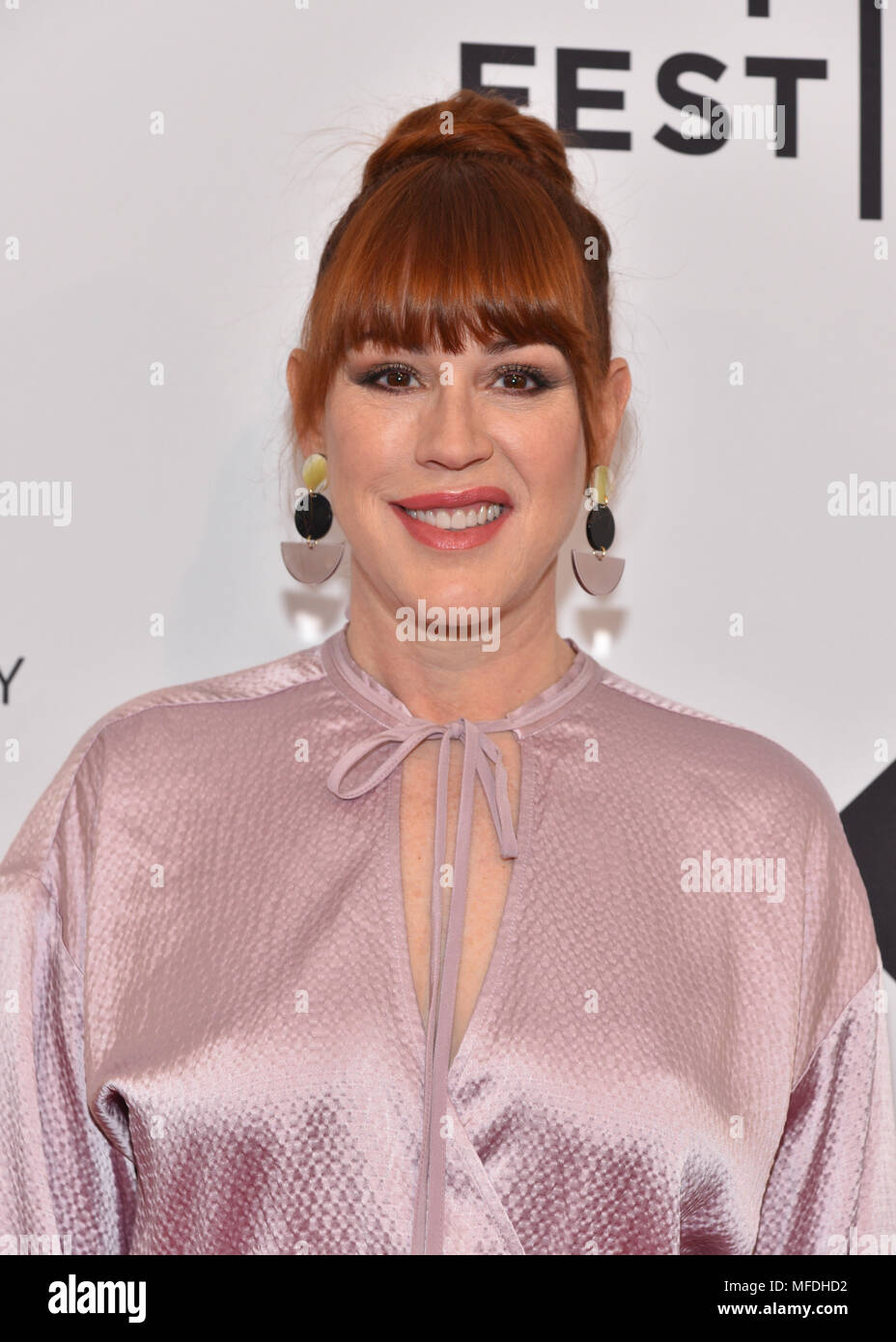 New York, USA. 24th April 2018. Molly Ringwald attends the screening of