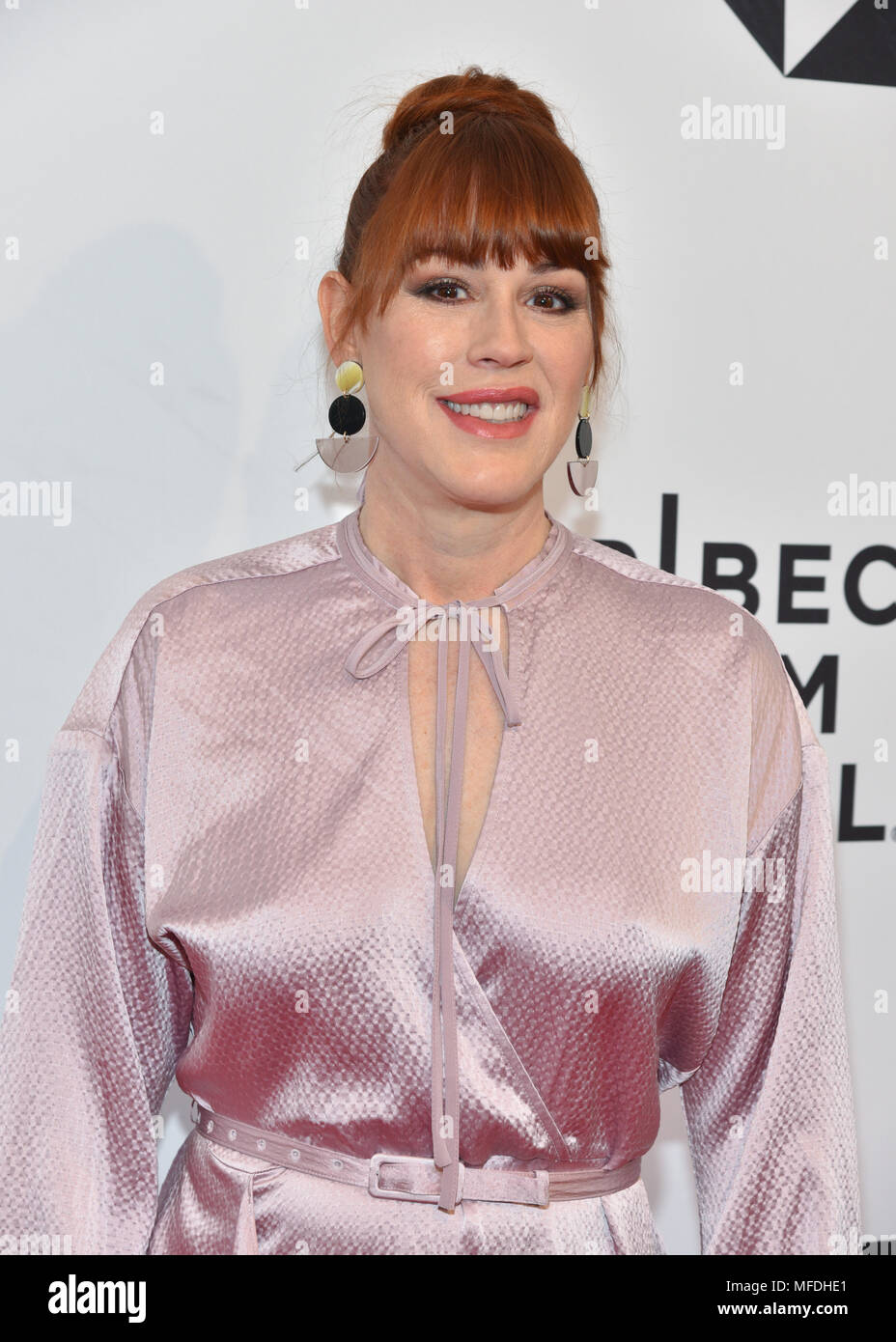 New York, USA. 24th April 2018. Molly Ringwald attends the screening of