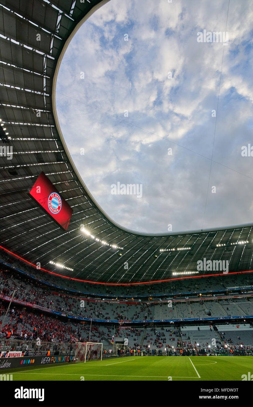Fc Bayern Real Madrid Soccer Munich April 25 2018 Allianz Arena Stadium Inside Fc Bayern Munich Real Madrid 1 2 Football Champions League League Munich April 25 2018 Season 2017 2018 C Peter Schatz Alamy Live News Stock Photo Alamy
