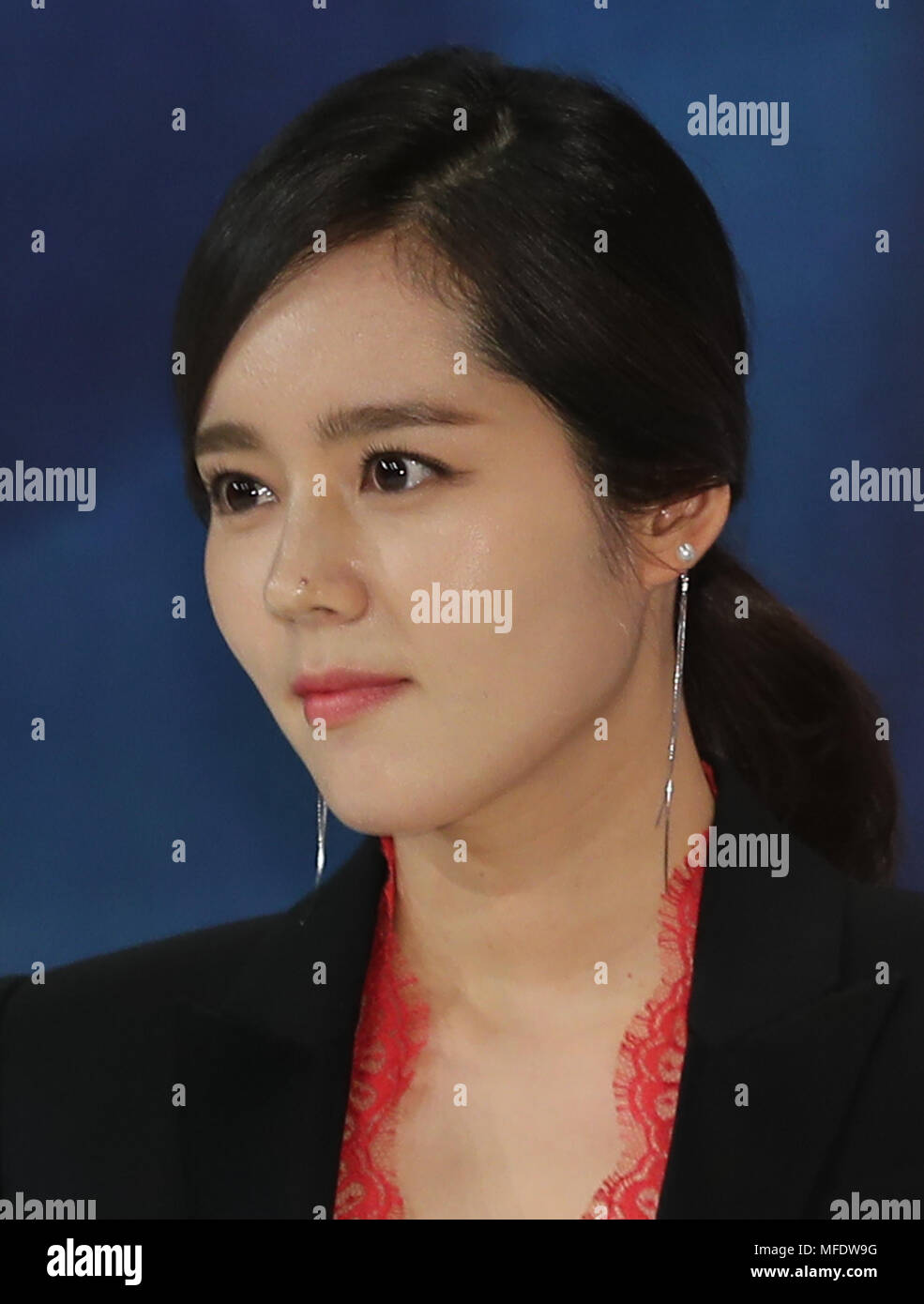 26th Apr, 2018. S. Korean actress Han Ga-in South Korean actress Han Ga