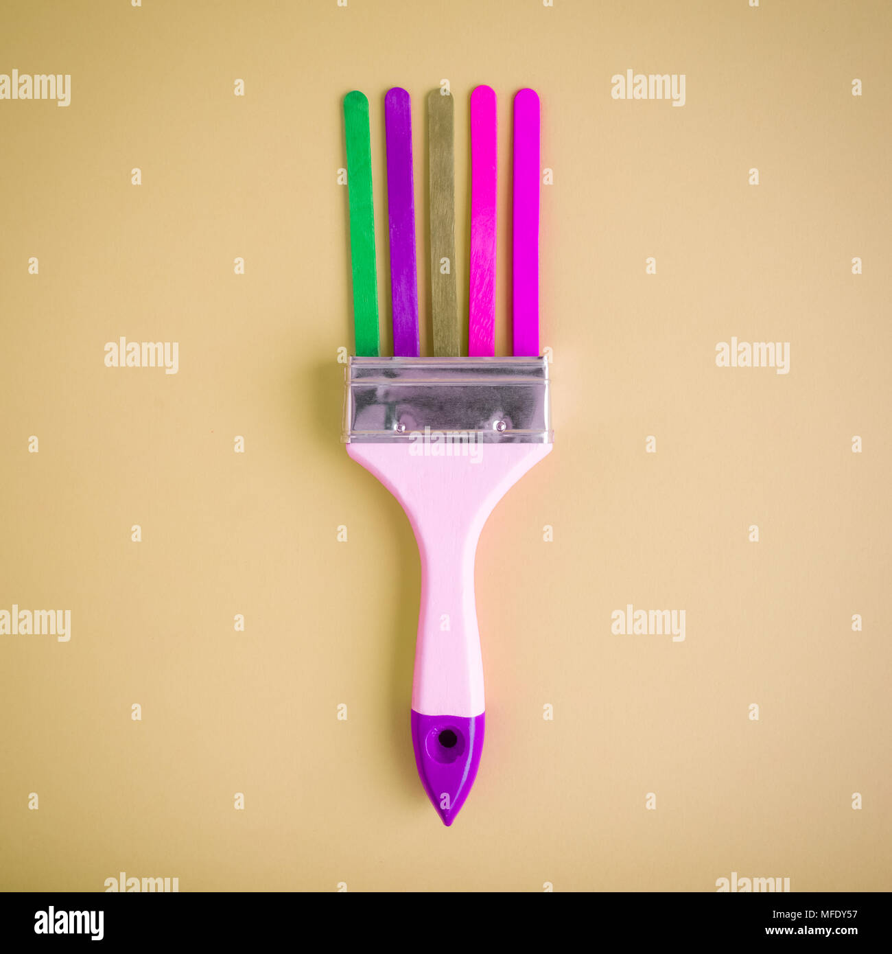 Paint stick hi-res stock photography and images - Alamy