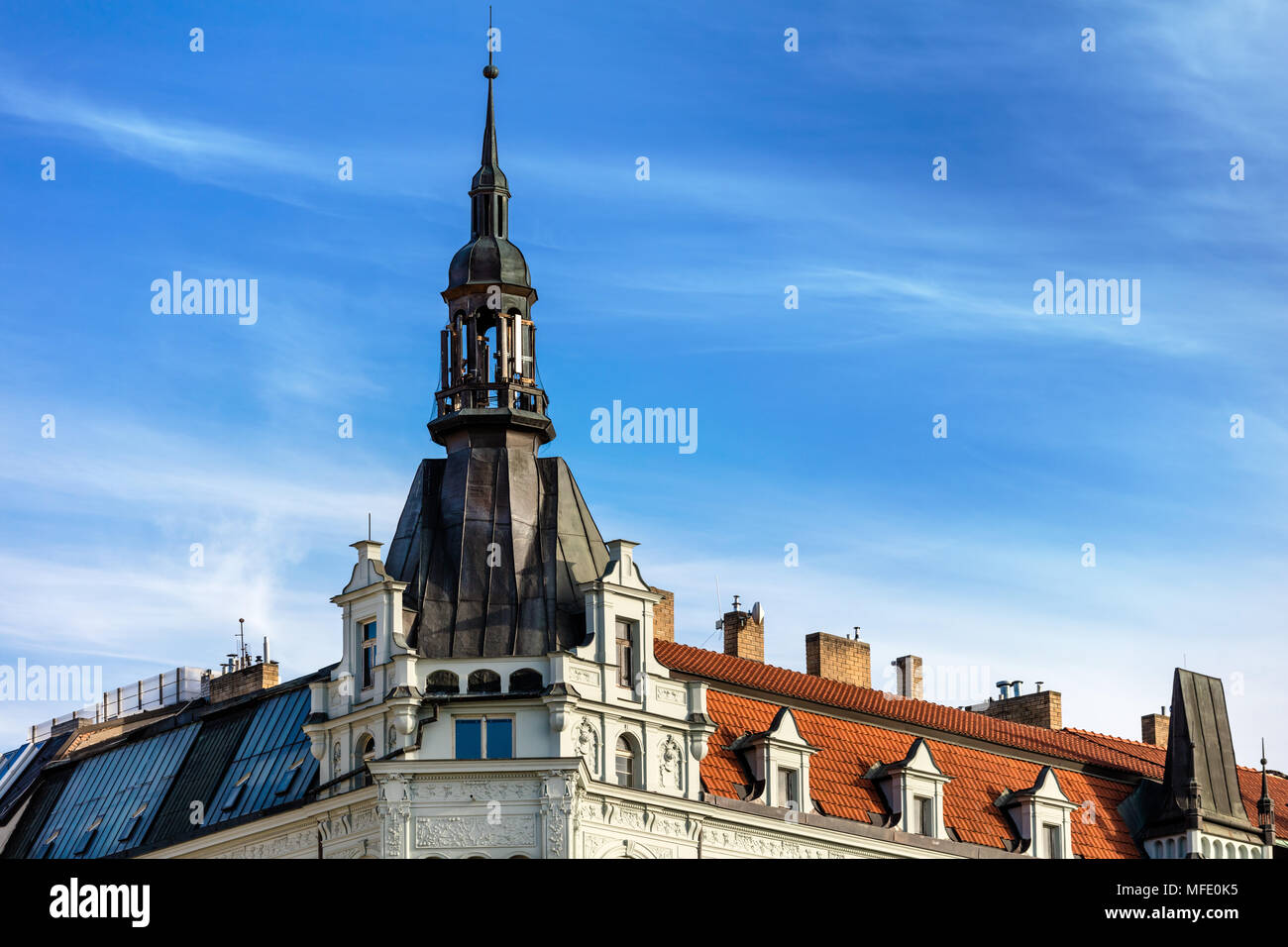 old building in the center of Prague, Prague Stock Photo - Alamy