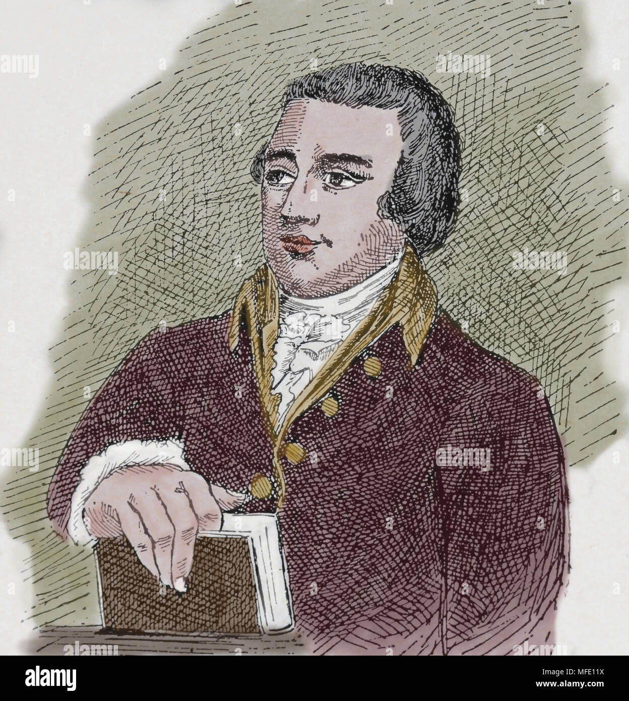 Charles James Fox (1749-1806). Prominent British Whig. Stock Photo