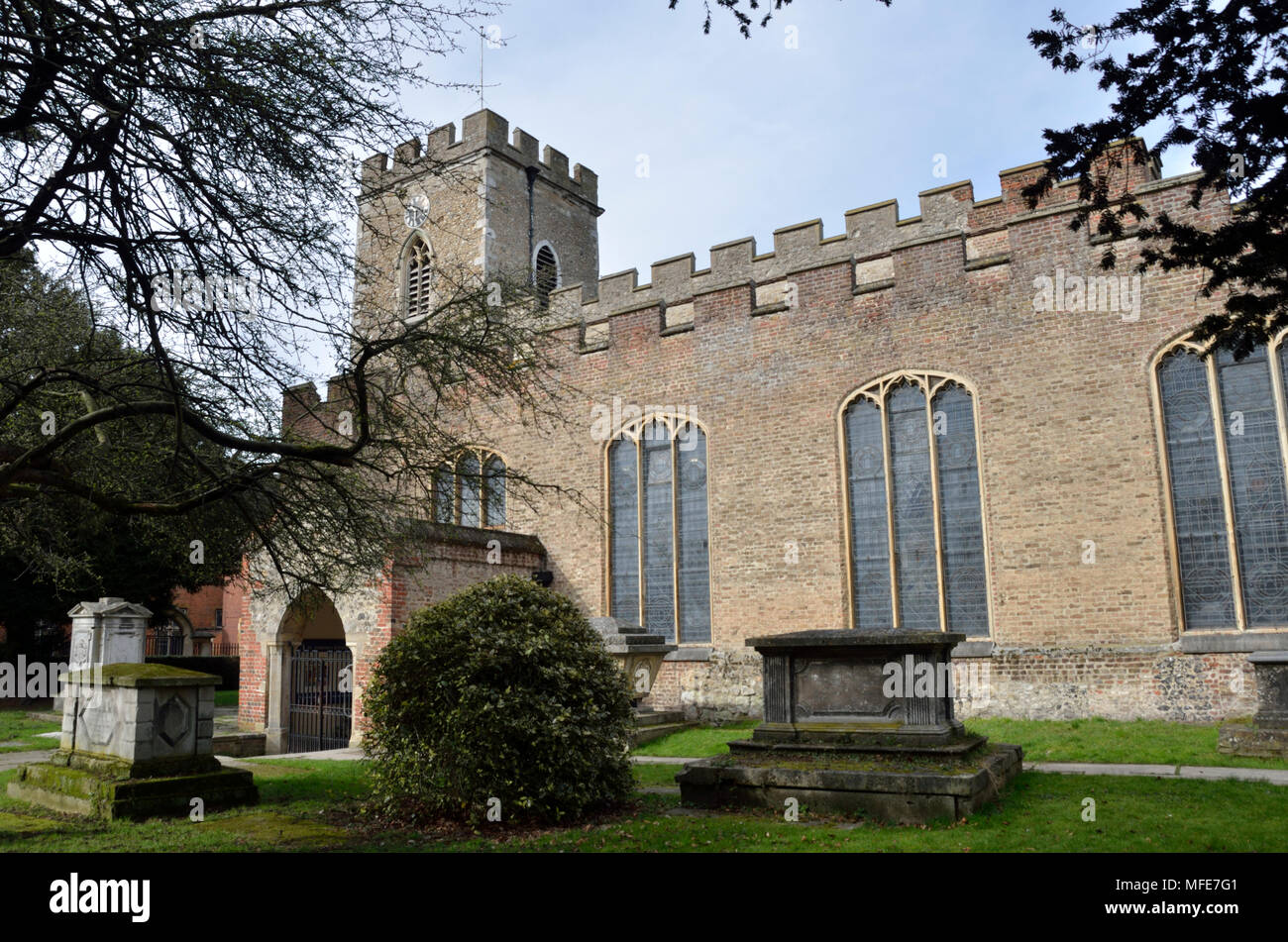 St Andrew’s Church Enfield, London, UK. Stock Photo