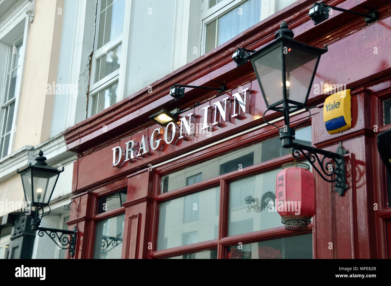 Dragon Inn Club restaurant in Victoria, London, UK. Stock Photo