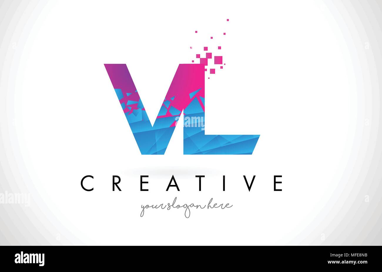 Letter VL Logo Design Template. VL, V L Letter Logo Modern, Flat,  Minimalist, Business, Company Sign Stock Vector Image & Art - Alamy