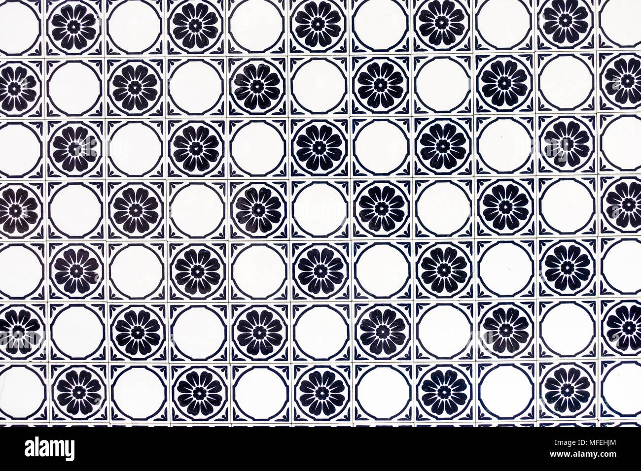 Decorative mosaic tiles background Stock Photo