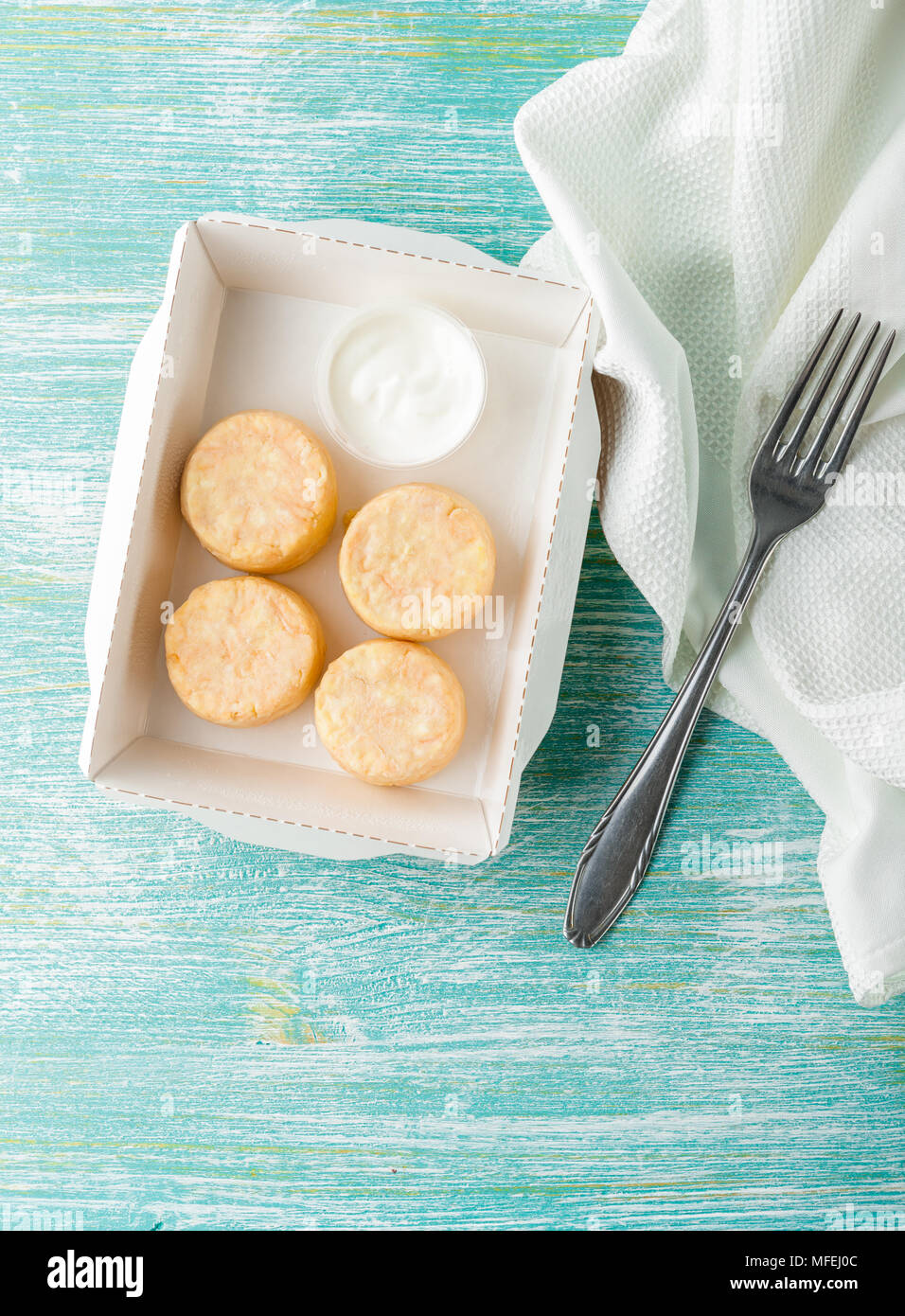 Healthy Food Delivery Cheesecakes Also Known As Syrniki Baked
